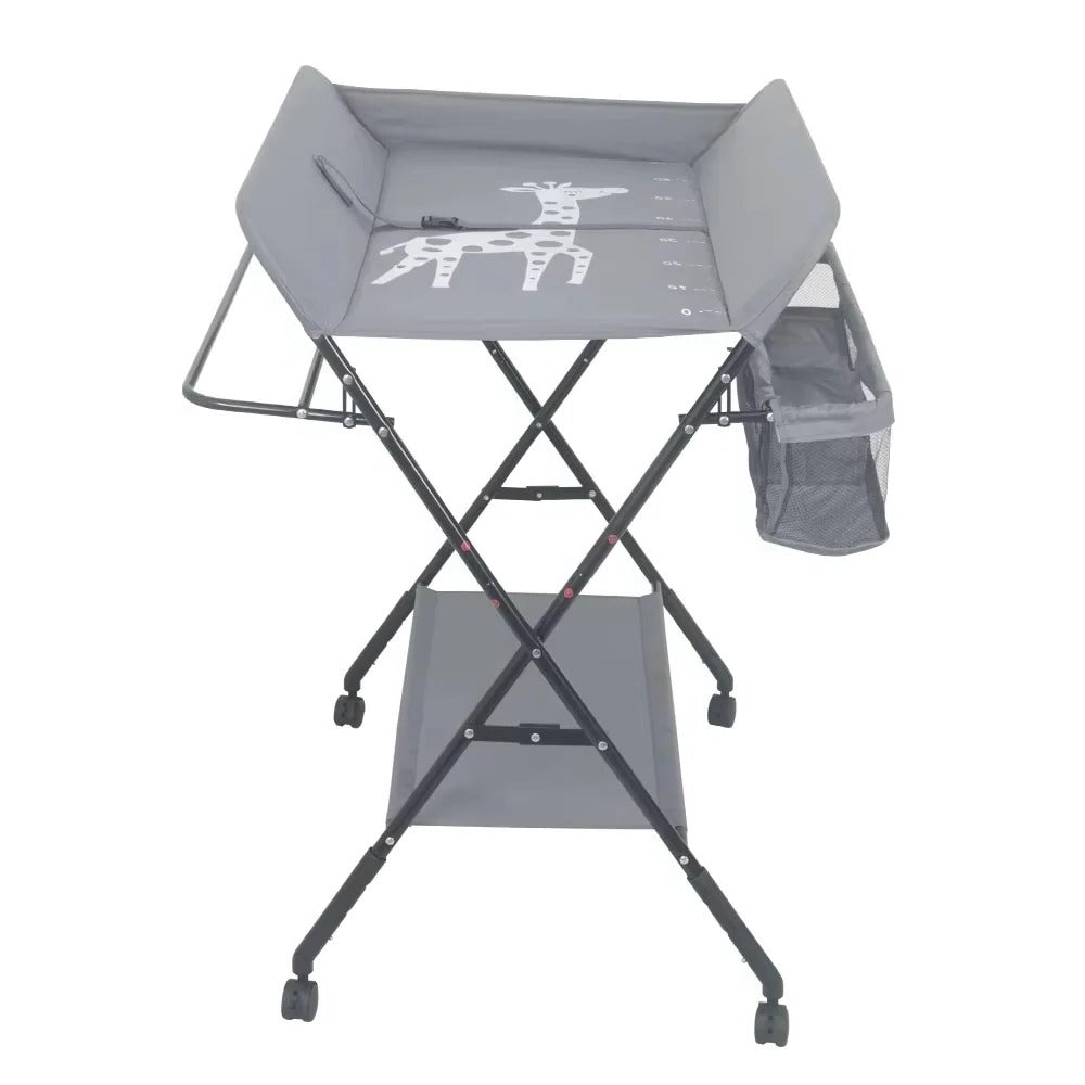 Adjustable Baby Changing Table with Built-In Bath & Ergonomic Design | Space-Saving Diaper Changing Station for Comfortable Use
