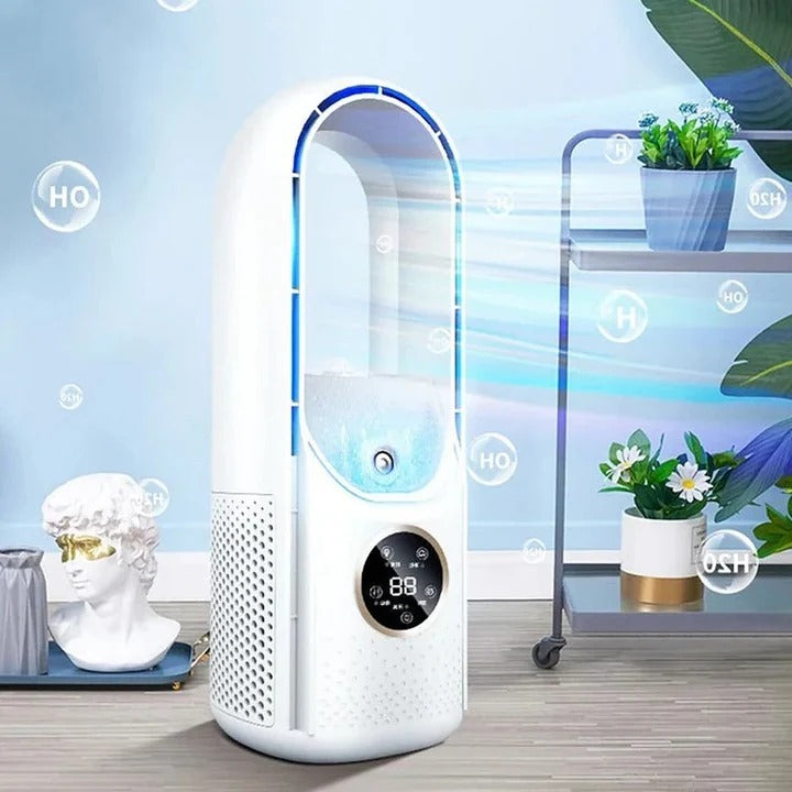 AirFlow Pro | Portable Hand Held Fan with USB Power & Water Tank | Compact Cooling for Personal Use