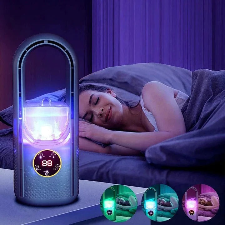 AirFlow Pro | Portable Hand Held Fan with USB Power & Water Tank | Compact Cooling for Personal Use