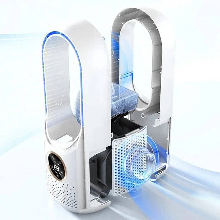 AirFlow Pro | Portable Hand Held Fan with USB Power & Water Tank | Compact Cooling for Personal Use