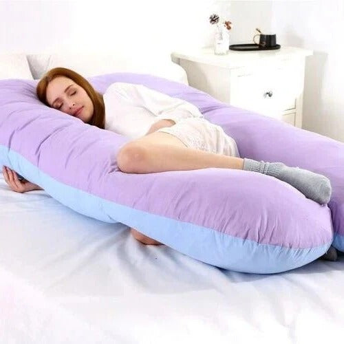 Comfort Haven | U-Shaped Body Pillow with Adjustable Loft | Ergonomic Support for Pregnancy and Side Sleepers