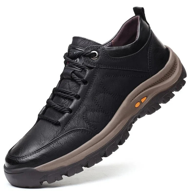 Men’s Leather Shoes Casual Slip-On