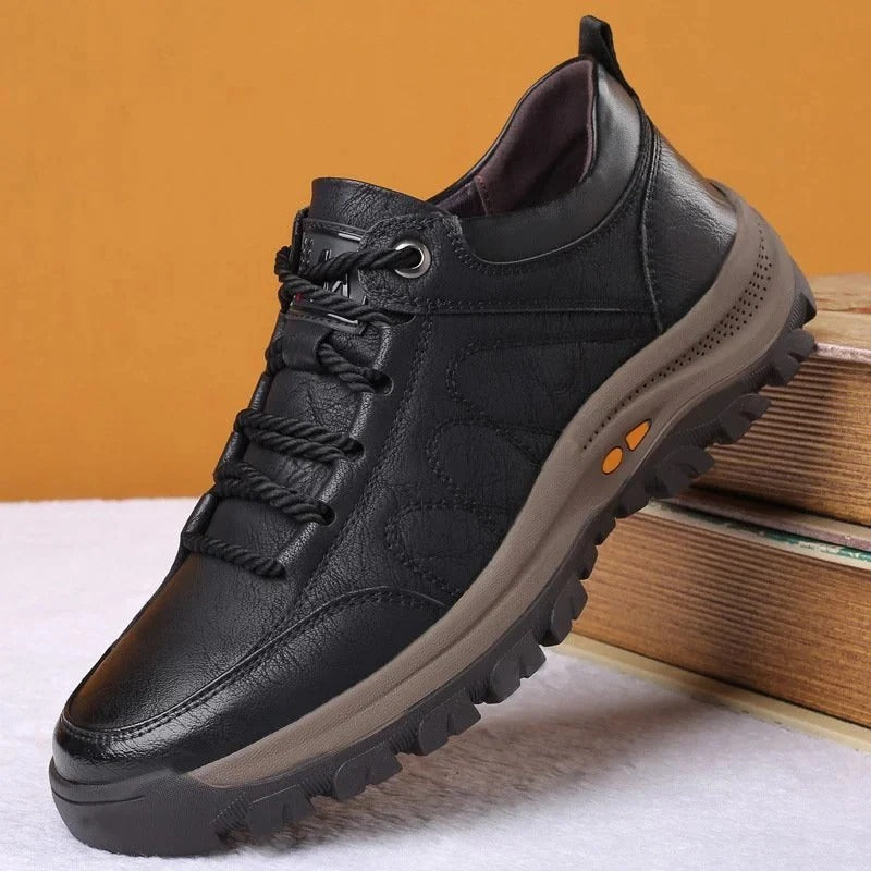 Men’s Leather Shoes Casual Slip-On