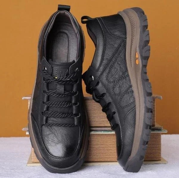 Men’s Leather Shoes Casual Slip-On