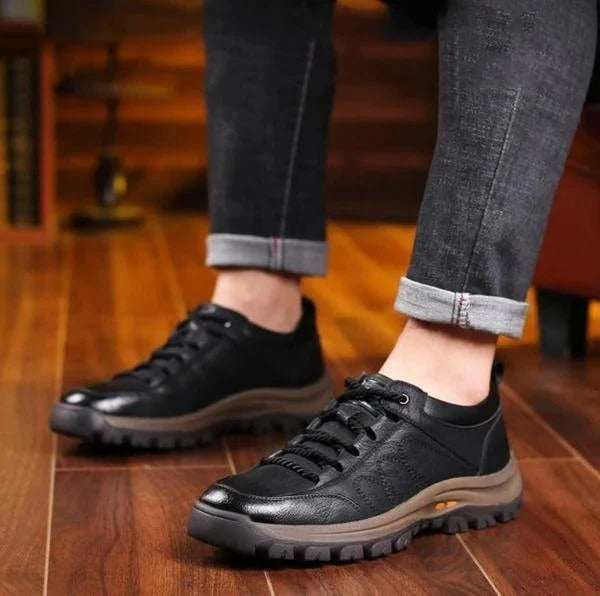 Men’s Leather Shoes Casual Slip-On