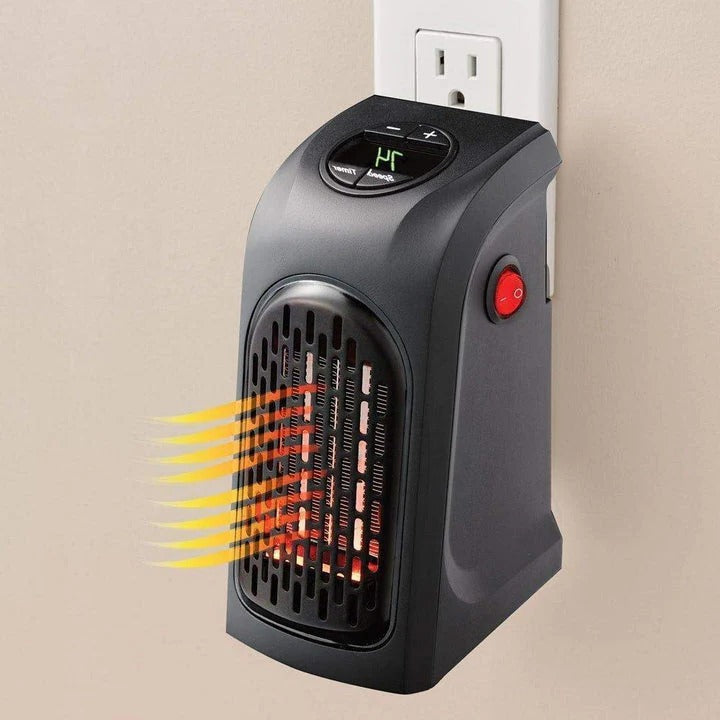 Compact Ceramic Heater | Portable Space Heater with Adjustable Power | Efficient Heating for Small Rooms