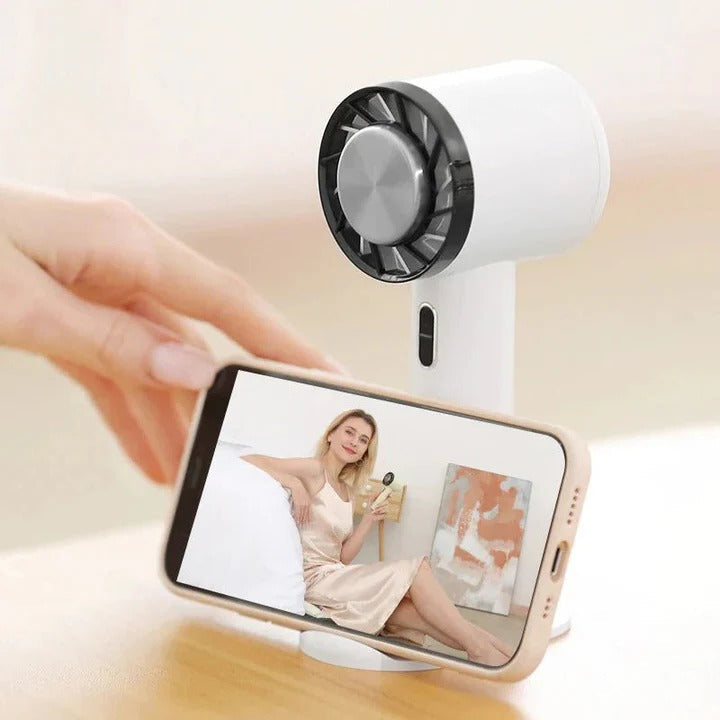 Compact Portable Air Cooler | USB Charging Cooling Fan with Adjustable Speed | Lightweight Design for Personal Comfort