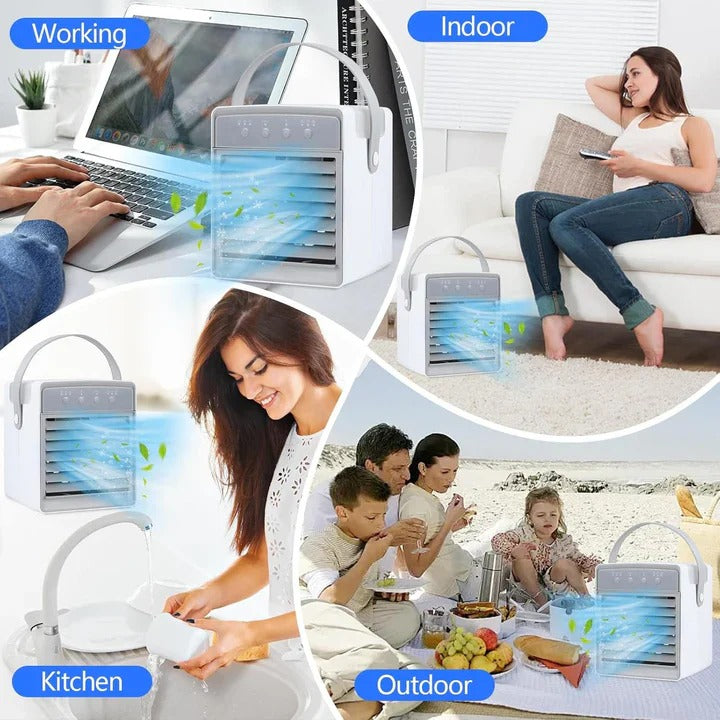 Cool Breeze | Evaporative Air Cooler with Adjustable Fan Settings | Portable Design for Personal Comfort