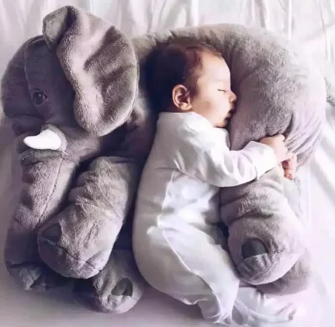 Cuddle Buddy | Baby Pillow with Ultra-Soft Plush Material | Adorable Elephant Design for Comfort and Snuggles