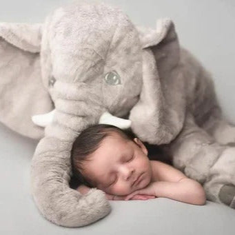 Cuddle Buddy | Baby Pillow with Ultra-Soft Plush Material | Adorable Elephant Design for Comfort and Snuggles