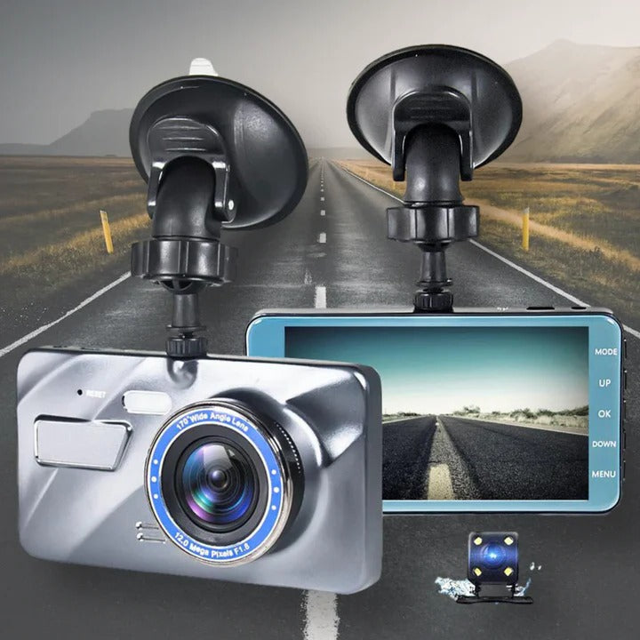 Dual Dash Cam Front and Rear Camera Recorder