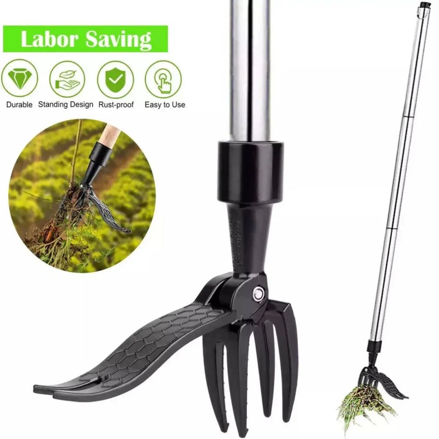 Stand Up Weed Puller Garden Tool
