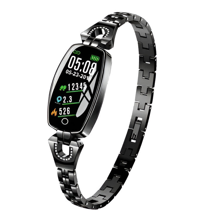 Elegant Fitness Tracker | Smart Bracelet with Heart Rate Monitoring | Stylish Accessory for Wellness Tracking