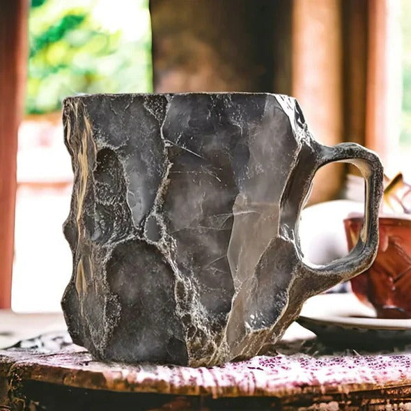 Elegant Mineral Crystal Coffee Mug with Unique Design for Stylish Sipping