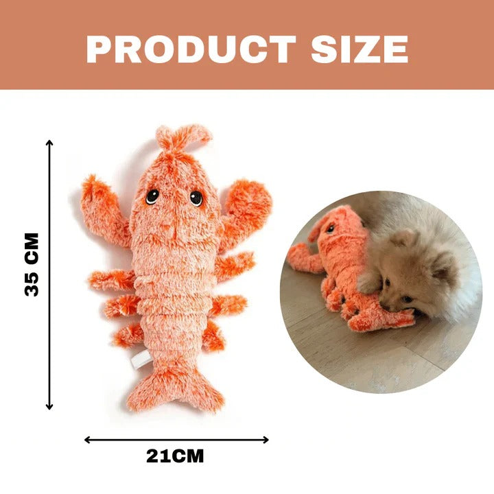 Floppy Lobster Dog Toy  Soft Cotton Interactive Toy