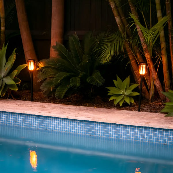 Solar Deck Lights LED Outdoor Light Set (4 Pack)
