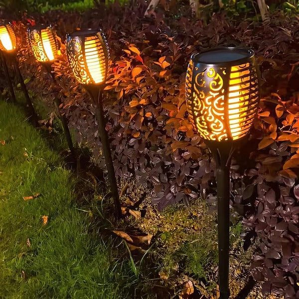 Solar Deck Lights LED Outdoor Light Set (4 Pack)