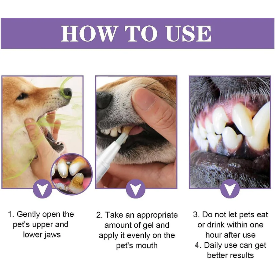 Dog Dental Cleaning Gel Pet Oral Care Product