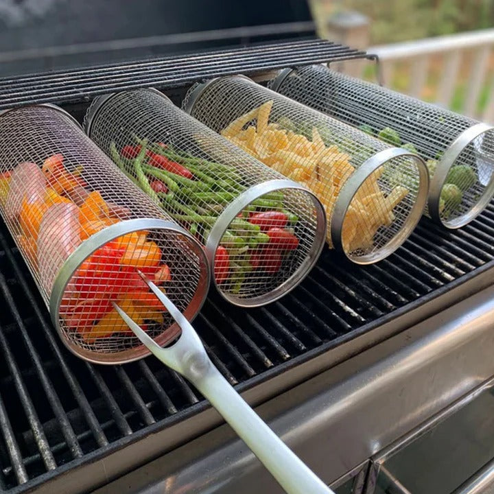 Grill Basket Stainless Steel Cooking Basket
