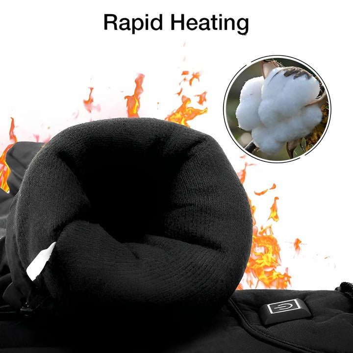 Heated Gloves | Rechargeable Electric Gloves with Adjustable Heat Levels | Water-Resistant Design for Ultimate Warmth