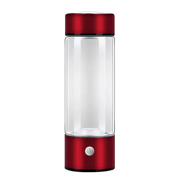 Hydrogen Water Bottle | Rechargeable Glass Design with Infusion Technology | Portable Solution for Enhanced Hydration