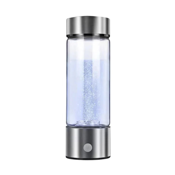 Hydrogen Water Bottle | Rechargeable Glass Design with Infusion Technology | Portable Solution for Enhanced Hydration