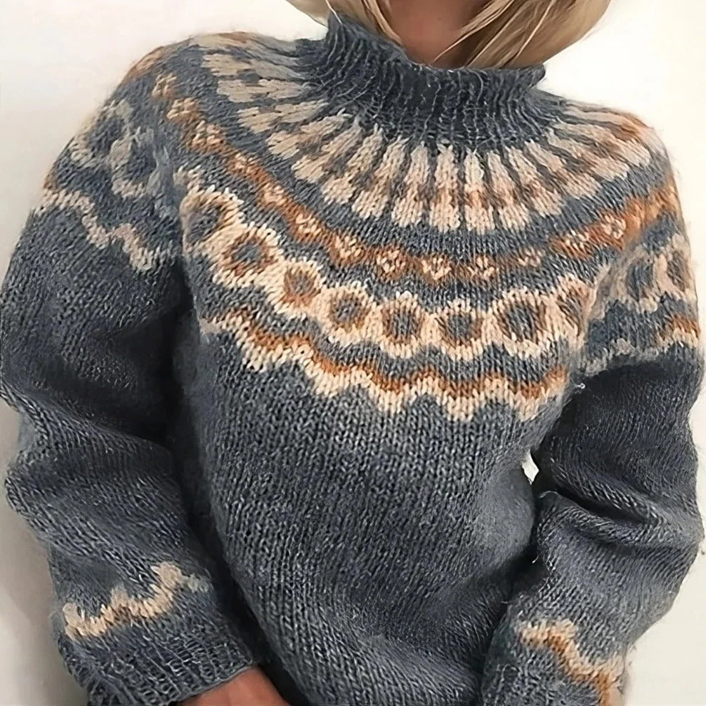 Black Turtleneck Sweater Wool Blend