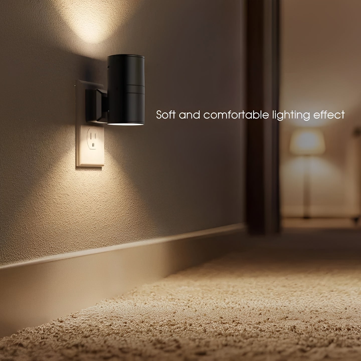 LED Night Light Motion Sensor with Adjustable Brightness