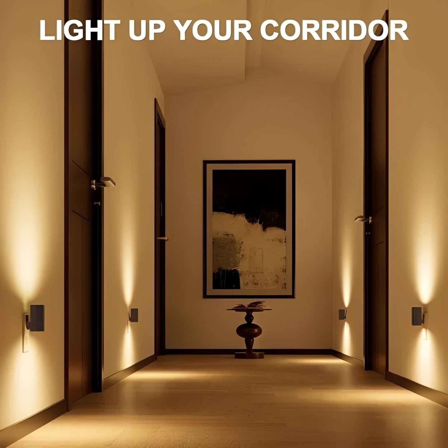LED Night Light Motion Sensor with Adjustable Brightness