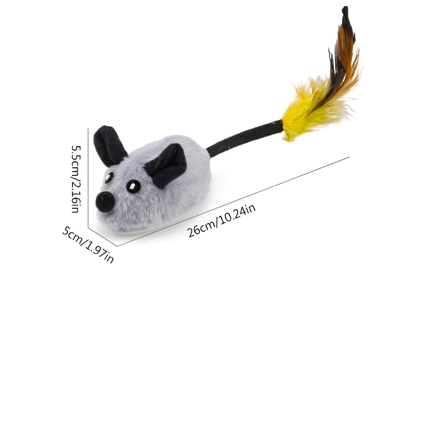 Interactive Cat Toy Motion Activated Mouse