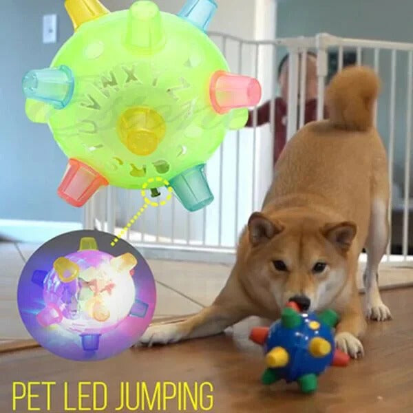 Interactive Jumping Dog Toy Automatic Bouncing Ball for Endless Fun