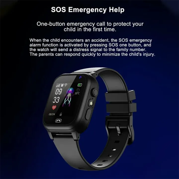 Kids GPS Smartwatch | Real-Time Tracking & Two-Way Calling | Durable Design for Safety and Engagement