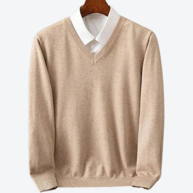 Men’s Cashmere Sweater  Knit Pullover