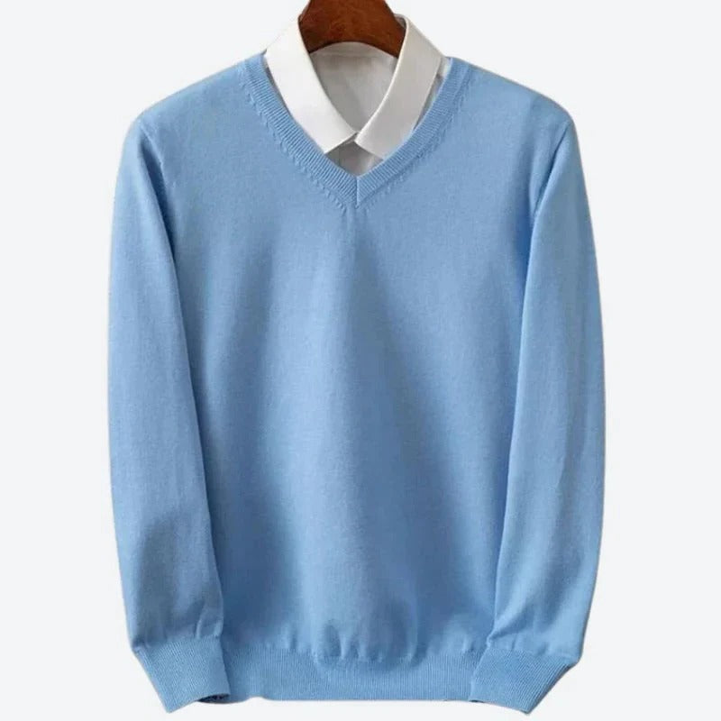 Men’s Cashmere Sweater  Knit Pullover