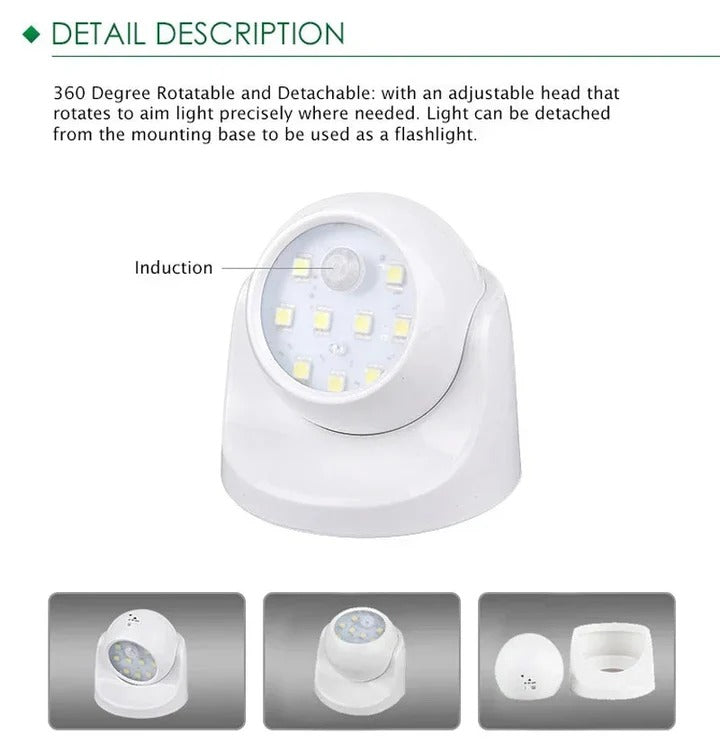Outdoor Motion Light LED Spotlight