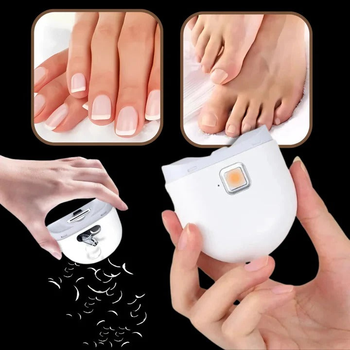 Nail Care Pro | Electric Nail Trimmer with Dual Speed & LED Light | Portable Tool for Smooth Nails