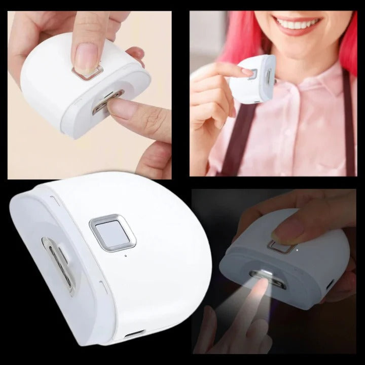 Nail Care Pro | Electric Nail Trimmer with Dual Speed & LED Light | Portable Tool for Smooth Nails