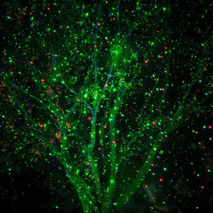 Outdoor RGB Projector | Light Projector with Remote Control & Timer | Perfect for Festive Decorations