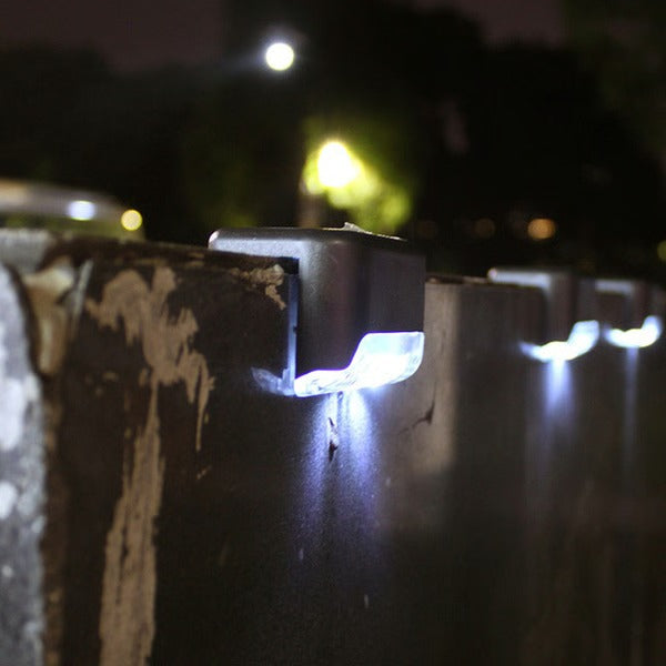 Solar Deck Lights LED Outdoor Light Set (4 Pack)
