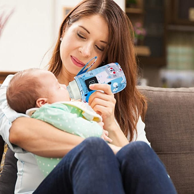 Portable Bottle Warmer | USB-Powered Baby Bottle Heater with Adjustable Temperature | Travel-Friendly Solution for On-the-Go Parents