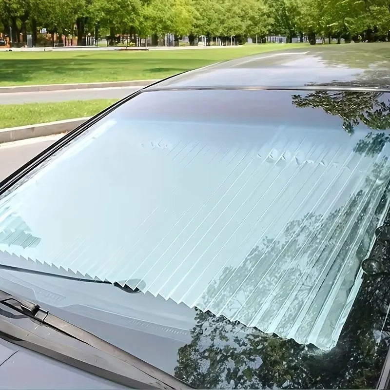 Car Windshield Sun Shaden Retractable Design