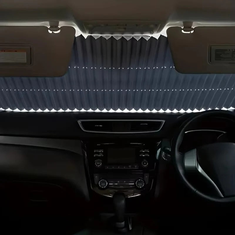 Car Windshield Sun Shaden Retractable Design