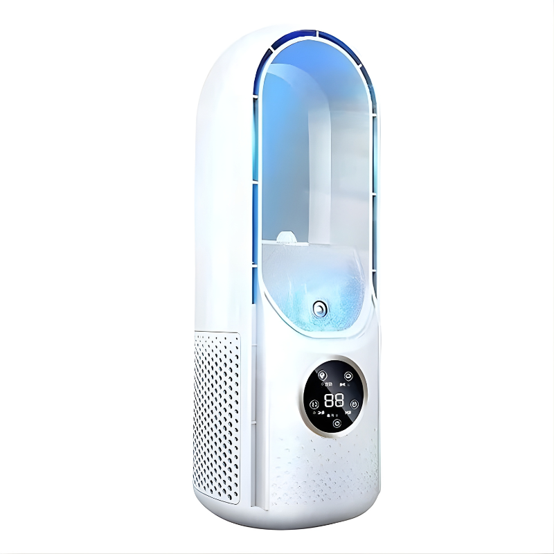 Silent Breeze | Blade-Free Portable Air Conditioner with Adjustable Cooling Modes | Compact Design for Home and Office Comfort