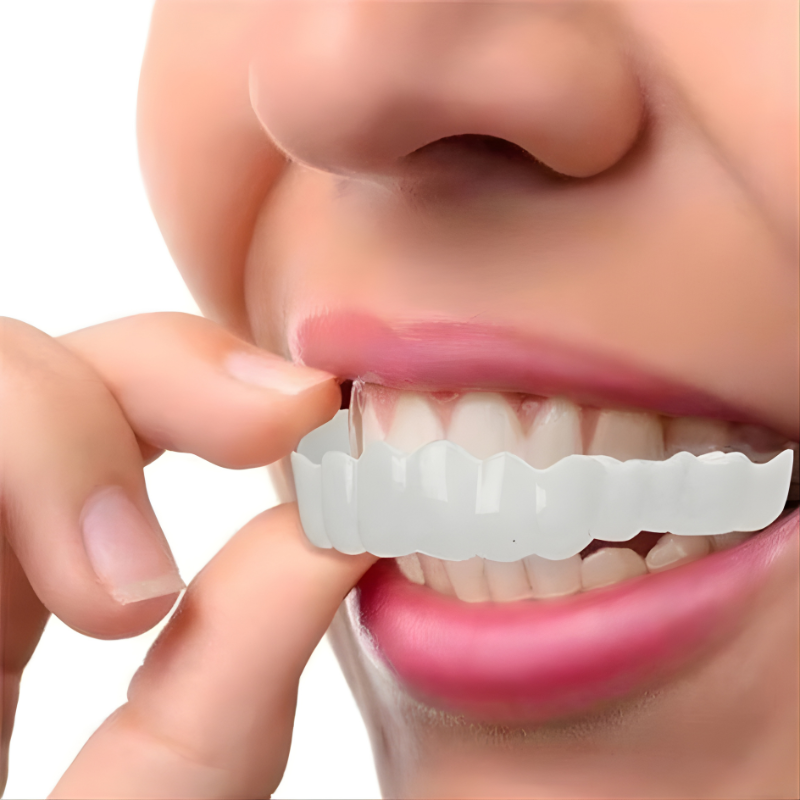 Smile Enhancer | Full Dental Veneer Kit with Adjustable Fit | Natural Look for Instant Confidence