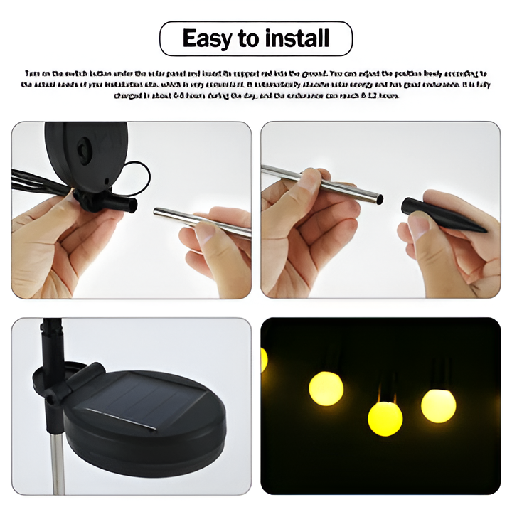 Solar Garden Lights LED Outdoor Lights