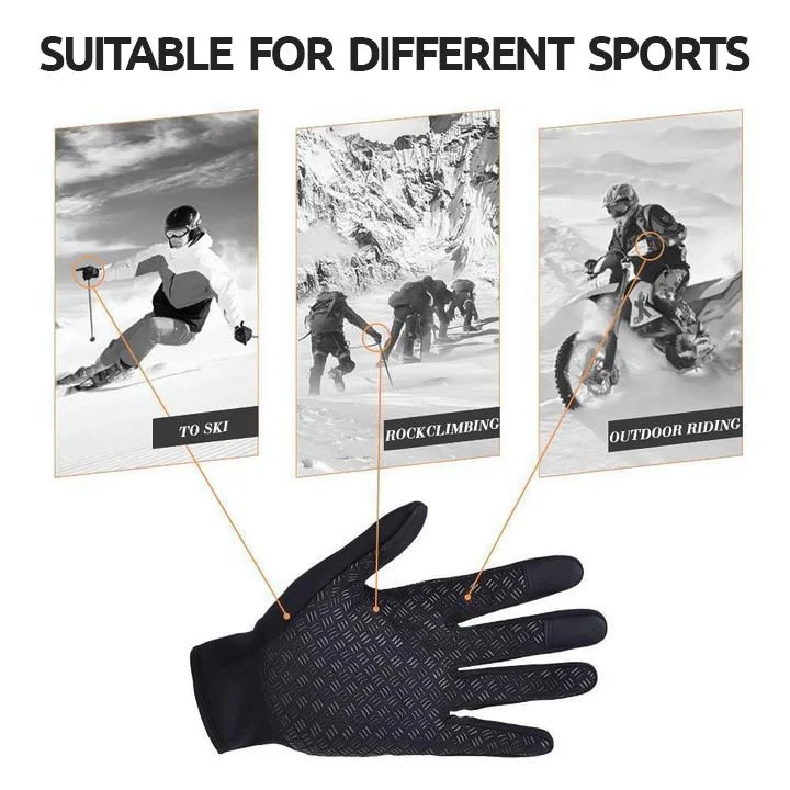 Touchscreen Winter Gloves Non-Slip Grip