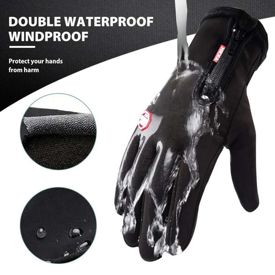 Touchscreen Winter Gloves Non-Slip Grip