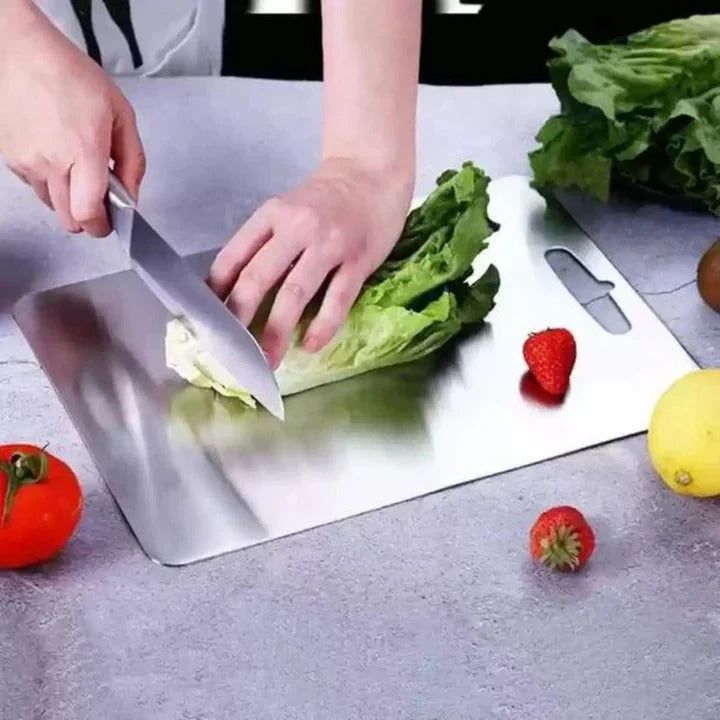 Titanium Cutting Board | Durable Non-Porous Surface with Slim Design | Hygienic Food Prep Solution