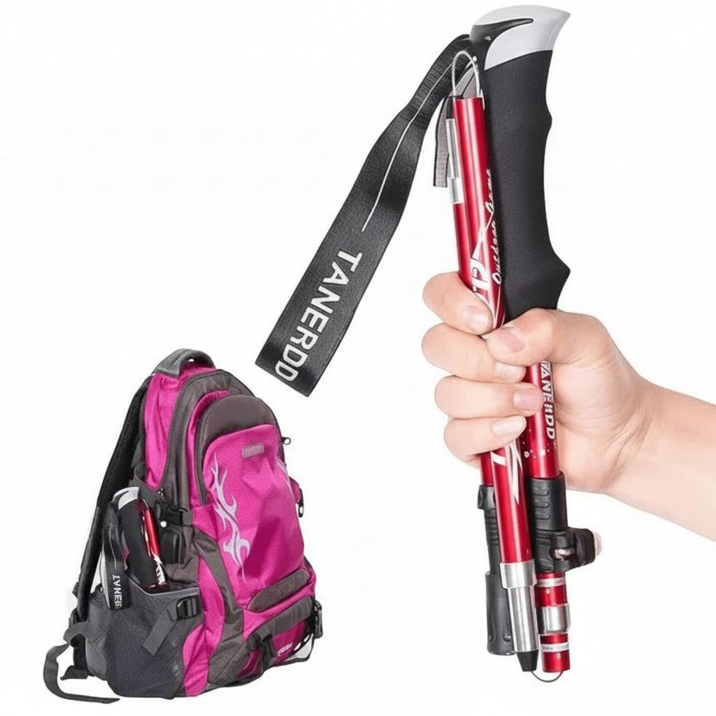 Adjustable Hiking Pole Aluminum Walking Stick