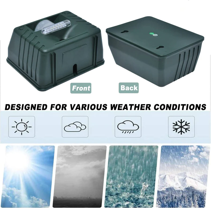 Ultrasonic Bird Device Solar Motion Sensor Unit